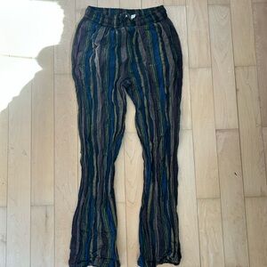 EARTHBOUND Colorful Striped Trousers